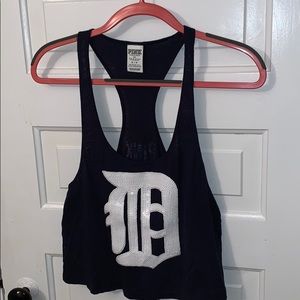 Detroit Lions Crop Tank Top